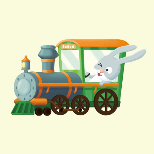 1阶-动物交通：火车 商品图0