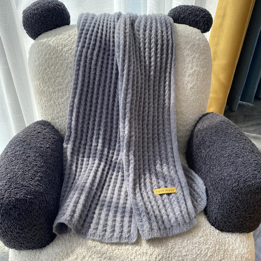 【新款围巾 数量有限】软糯handmade~2022新款百搭韩版针织毛线纯色围巾女冬季学生围脖 商品图8