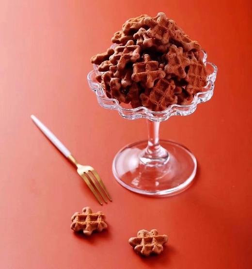 藤野制菓华夫迷你松饼180g巧克力华夫薄脆饼干浓浓巧克力点心 商品图3