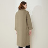 LH9C3斯尔丽瑟俪2021秋冬新款暗门襟气质大口袋羊毛双面呢中长款大衣 商品缩略图1