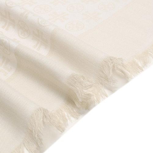 【国内现货】Tory Burch/汤丽柏琦 TB围巾 女士羊毛/桑蚕丝围巾 45664 商品图4
