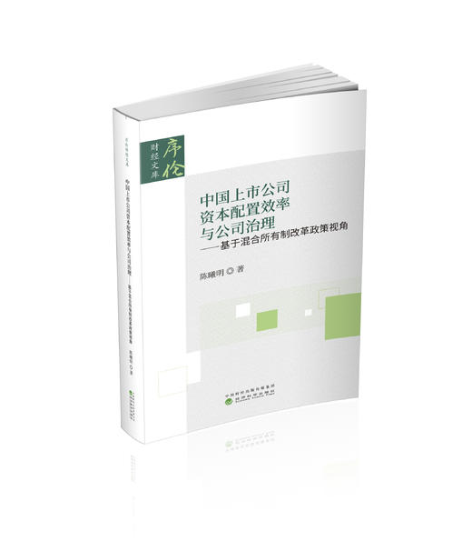 中国上市公司资本配置效率与公司治理--基于混合所有制改革政策视角 商品图0