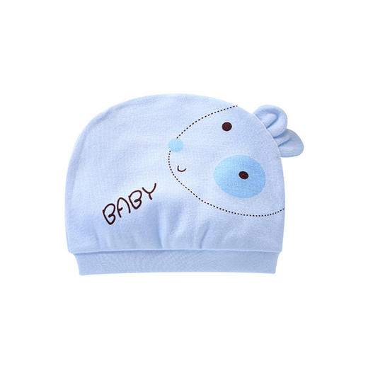【初生宝宝专用】纯棉婴儿帽子秋冬棉质新款卡通新生儿宝宝胎帽初生宝宝儿童帽 商品图3