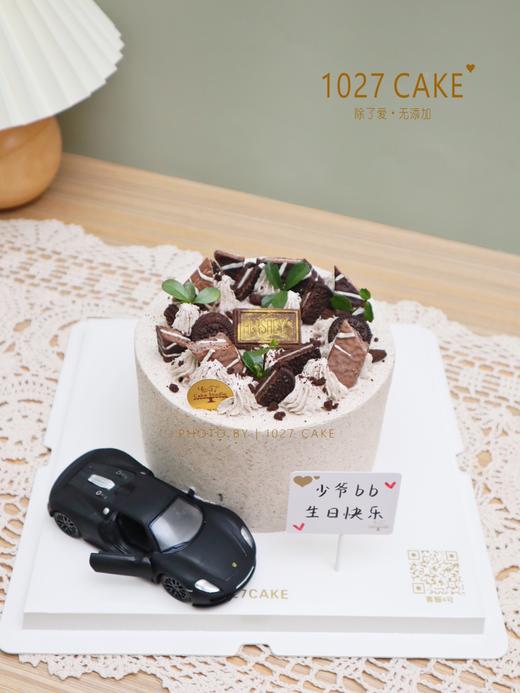1027 Cake |  跑车主题 黑色保时捷918 海盐奥利奥 商品图1