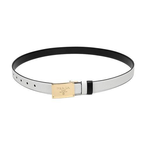 【现货秒发】PRADA/普拉达 女士腰带 牛皮板扣式双面皮带 1CC375 2CJO F0G3Z 商品图3