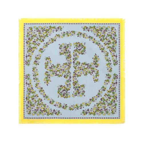 【国内现货】Tory Burch/汤丽柏琦 2021款 TB围巾 女士桑蚕丝方巾丝巾围巾 77331 商品图1
