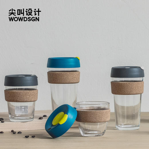 尖叫设计 Keepcup咖啡杯玻璃便携随手随行杯子创意网红款水杯 商品图3