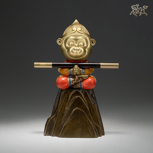 铜师傅全铜摆件大圣之我心向佛