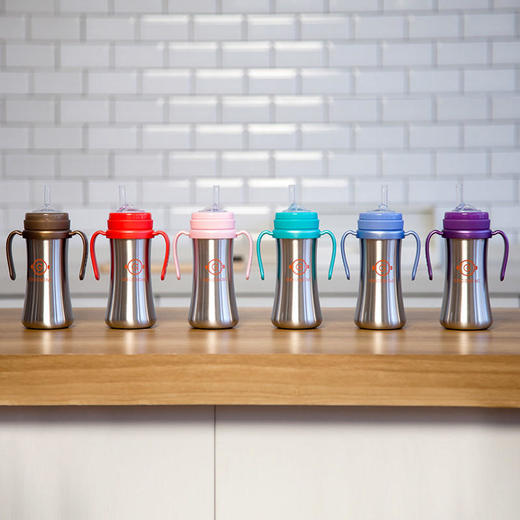 【双十一特价】格罗咪咪GROSMIMI宝宝不锈钢吸管杯200ml【特别精选】 商品图3