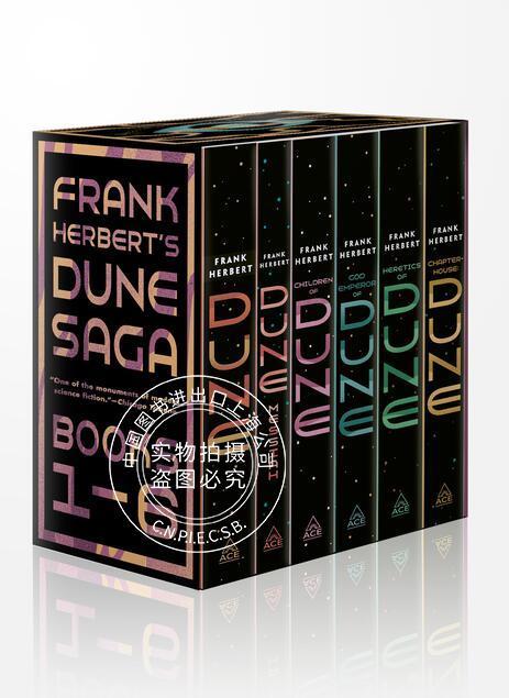 沙丘六部曲套装 进口英文原版 Dune 甜茶海王张震同名电影科幻小说 弗兰克·赫伯特 Frank Herbert当代科幻史诗原著畅销书 商品图0