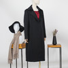 FOCALS福柯斯冬季新款修身长款纯色羊毛双面呢大衣外套FYQDK710N1 商品缩略图1
