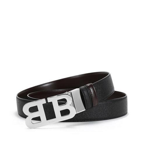 【现货秒发】BALLY/巴利 男士皮质板扣式双面皮带腰带 MIRROR B 35 M 商品图5