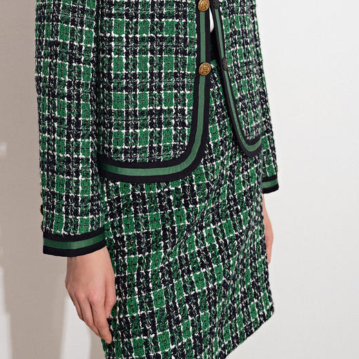 诗篇秋季新品是优雅知性气质半身裙6C31350130 商品图3