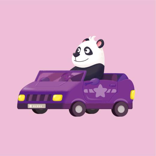 1阶-动物交通：小汽车 商品图0