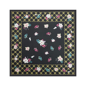 DA*S韩系时尚前为摩登风格小清新百搭桑蚕丝丝巾 WXWD088 01W