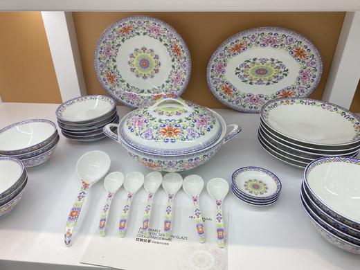 华光国瓷36头餐具 红粉仕家（新） 商品图4