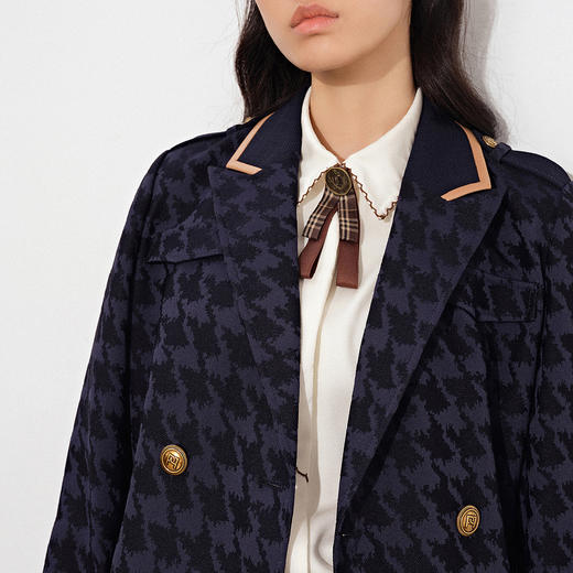 诗篇时尚复古个性长风衣6C31307048 商品图3