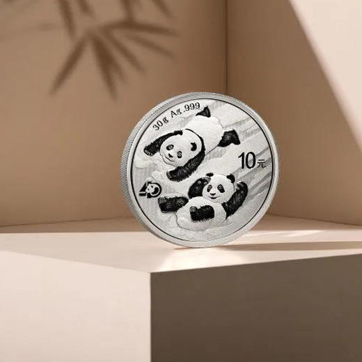 2022版熊猫普制30克银质纪念币 商品图2