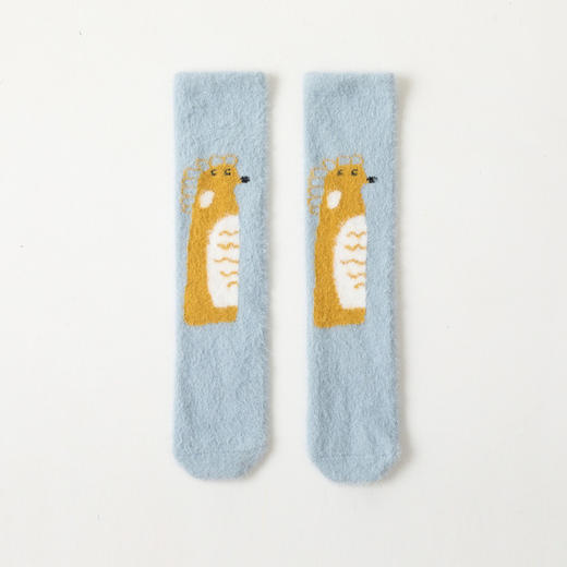 【3双装 蓬松柔软 加厚保暖】A类新款秋冬宝宝袜子加厚貂绒儿童长筒袜婴儿长袜男童女童婴童袜 商品图6