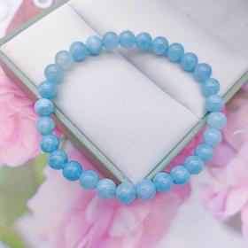 海蓝宝单圈手串