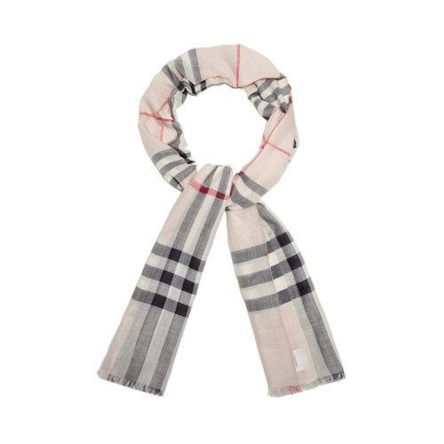 【现货秒发】BURBERRY/博柏利 男女通用款经典格纹混纺围巾 80154071 商品图2