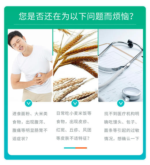 急性过敏源IgE检测28项 无需抽血 特色过敏原（小麦+牛奶成分） 商品图2