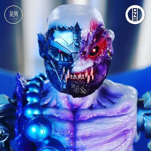 现货 壹工坊 蓝调达摩 搪胶潮玩 摆件 潮流玩具 商品图3