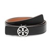 Tory Burch/汤丽柏琦 女士黑色棕色皮革双T金色板扣式双面皮带腰带 56643 商品缩略图6