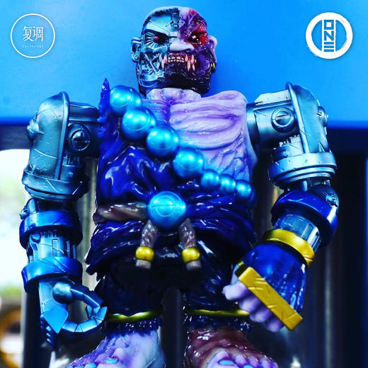 现货 壹工坊 蓝调达摩 搪胶潮玩 摆件 潮流玩具 商品图2