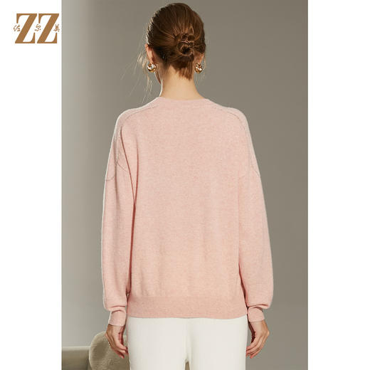 佐尔美2021冬季新款 100%山羊绒气质百搭羊绒衫女E14MS09 商品图4