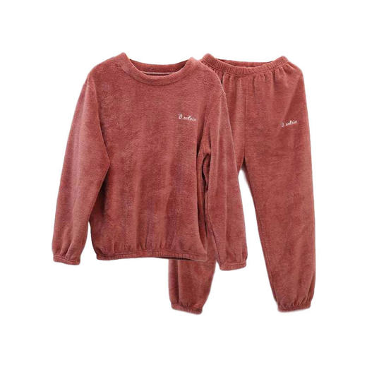 2021秋冬新款加厚闺蜜仙女暖暖裤套装女日系长袖睡衣加绒加厚珊瑚绒家居服 商品图4