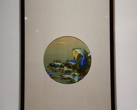 「苏绣」千里江山图（局部1）