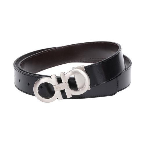 【现货秒发】Salvatore Ferragamo/菲拉格慕 男士牛皮板扣式双面皮带腰带 675542 商品图11