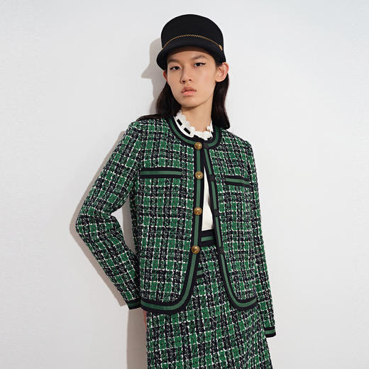 诗篇知性优雅小香风外套6C31310160 商品图0