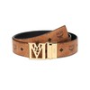 【国内现货】MCM/MCM 2021款 男女中性涂层帆布配皮板扣式双面皮带腰带 MXBAALM05 商品缩略图1