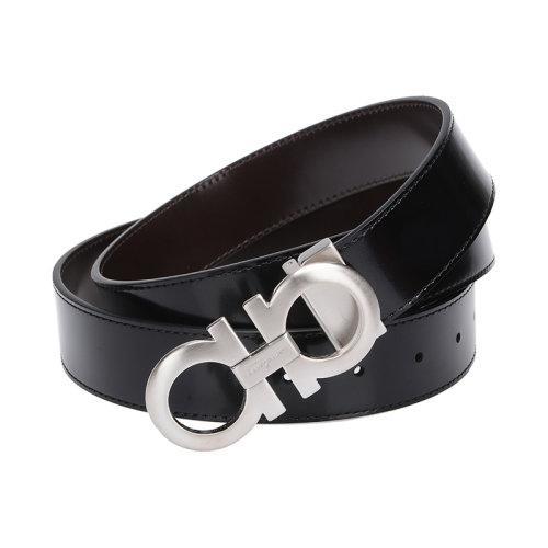 【现货秒发】Salvatore Ferragamo/菲拉格慕 男士牛皮板扣式双面皮带腰带 675542 商品图10