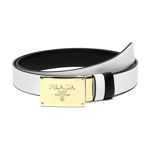 【现货秒发】PRADA/普拉达 女士腰带 牛皮板扣式双面皮带 1CC375 2CJO F0G3Z 商品图1