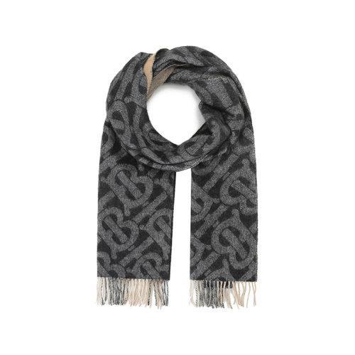 【国内现货】BURBERRY/博柏利 2021款 男女通用款山羊绒长方形围巾 80437321 商品图1