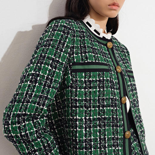 诗篇知性优雅小香风外套6C31310160 商品图3