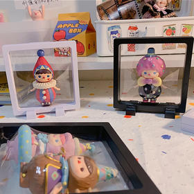 盲盒收纳盒 透明塑料盒盲盒 悬浮收纳画框 展示盒