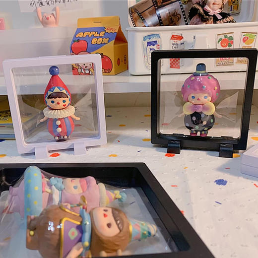 盲盒收纳盒 透明塑料盒盲盒 悬浮收纳画框 展示盒 商品图0