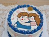 1027CAKE |  手绘蛋糕 ins风 双人手绘 周年 商品缩略图2