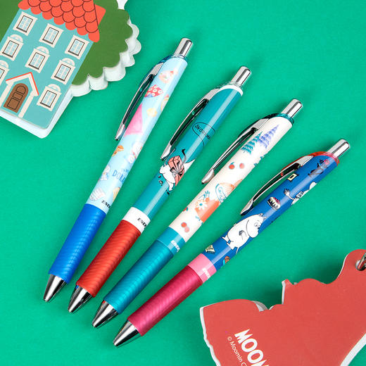 日本Pentel派通限定三丽鸥皮卡丘史努比星之卡比速干中性笔黑笔学生专用0.5mm 商品图2