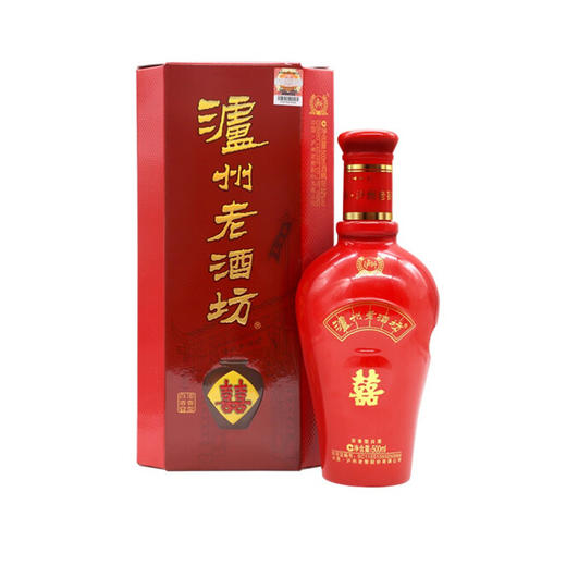 泸州老酒坊喜字坛白酒52度【500ml】 商品图1
