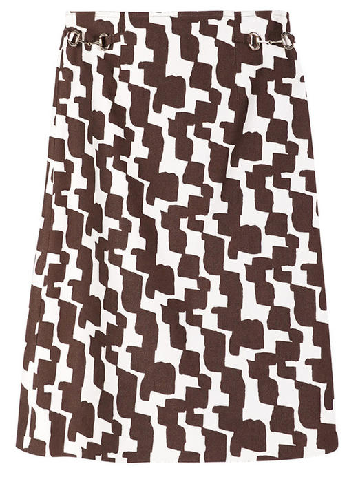 剩S/M/L/XL 米思阳高腰直筒半身裙春装新款知性轻熟风ins超火网红一步裙2181 商品图4