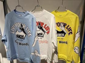 411006001 坚持我的/jasonwood男款 2021年冬季新品 圆领印花卫衣