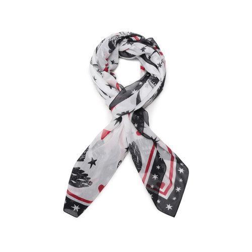 【国内现货】Alexander McQueen/亚历山大麦昆 2021款 女士棉质围巾披肩 665646 3624Q 商品图5