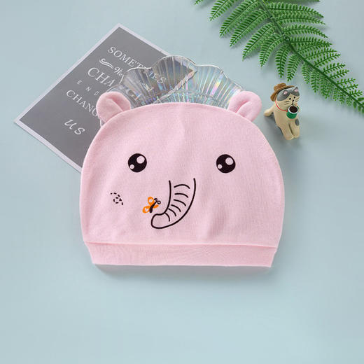 【初生宝宝专用】纯棉婴儿帽子秋冬棉质新款卡通新生儿宝宝胎帽初生宝宝儿童帽 商品图14