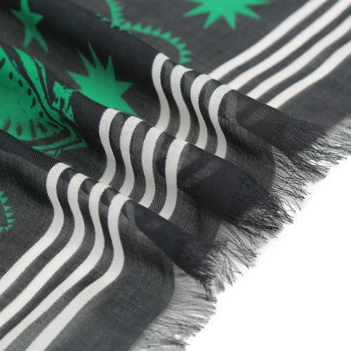 【国内现货】Alexander McQueen/亚历山大麦昆 2021款 女士莫代尔纤维围巾披肩 665607 3418Q 商品图4