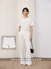 HeyDress白色直筒阔腿裤女春夏高腰垂感棉麻宽松休闲百搭拖地裤子 商品缩略图1
